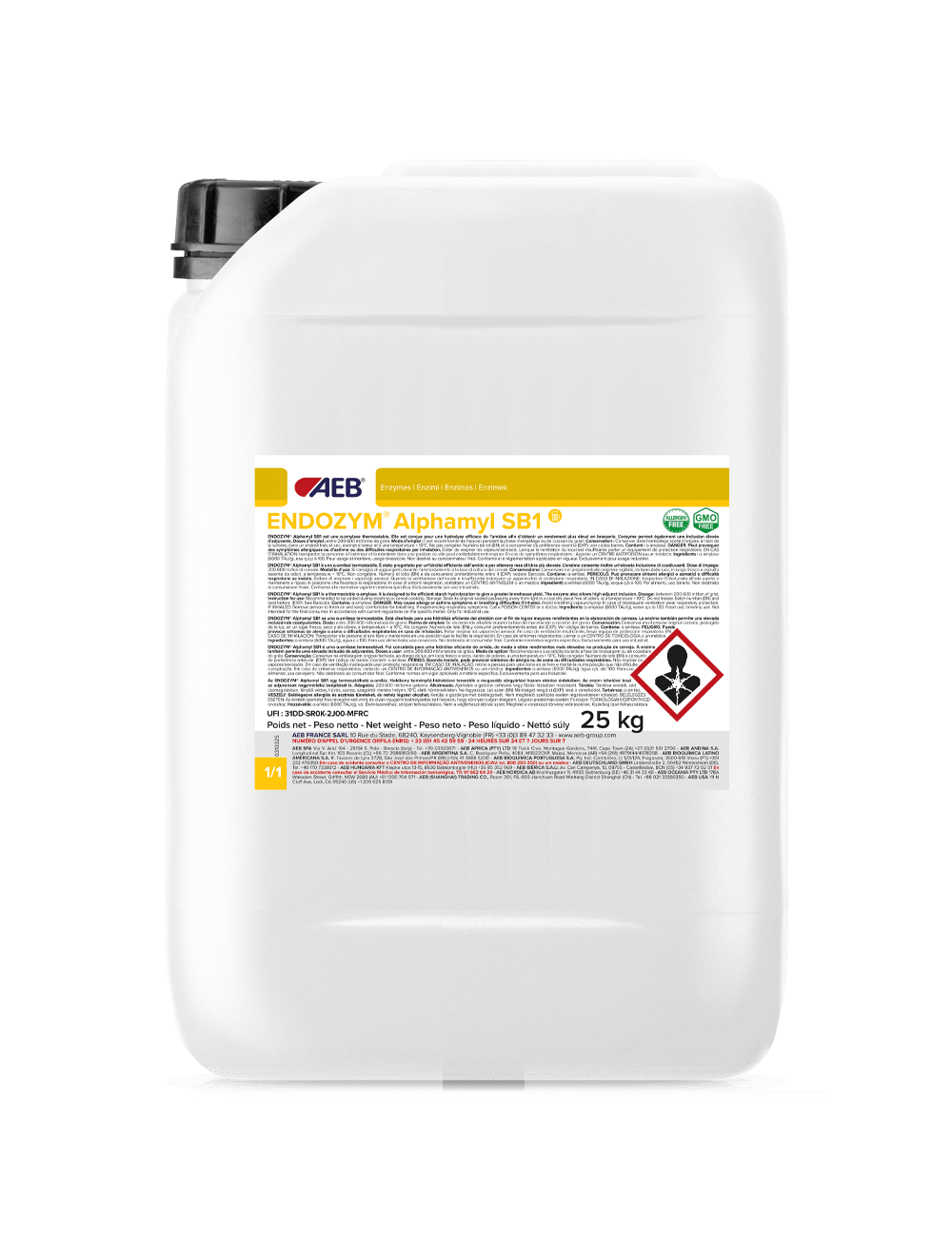 Endozym alphamyl sb1 para uso alimentar - AMILASE-TERMOESTÁVEL