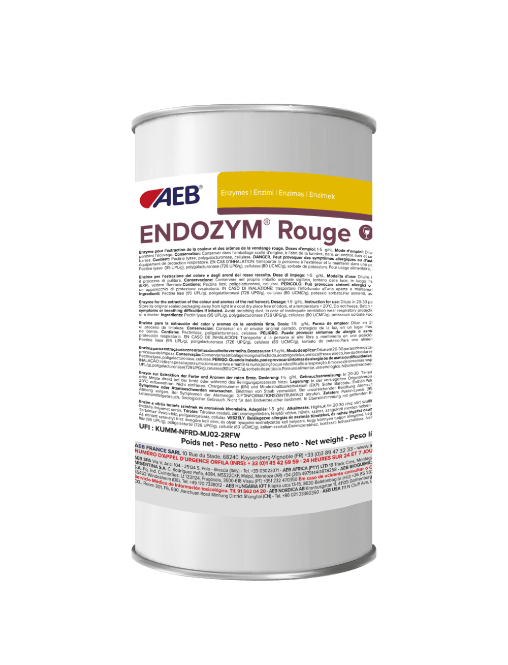 Endozym Rouge 4110 at the best online price - Maceration for