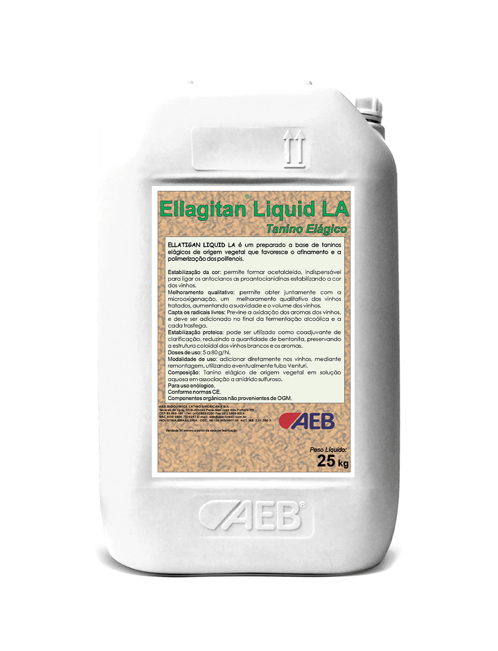 Ellagitan liquid la para a fabricao de vinho - Elgicos para a fabricao  de vinho | AEB